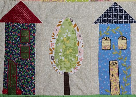 My Village Quilt - a case of the Crafties