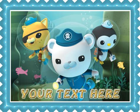 Octonauts - Edible Cake Topper