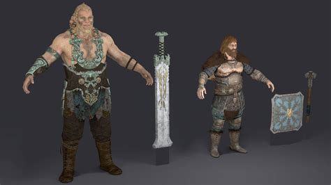 God of War 2018 Magni and Modi Models by redman4356 on DeviantArt