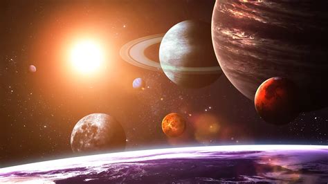 Six planets wallpaper, planet, space, Solar System, space art HD wallpaper | Wallpaper Flare