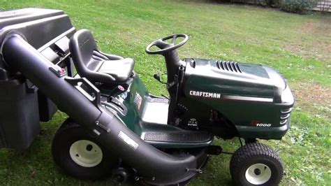 2004 Bolens Riding Mower / Craftsman LT1000 Tractor with 3 Bin Bagger ...