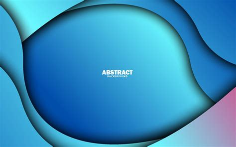 Abstract wave shape blue gradient color background 14417812 Vector Art at Vecteezy