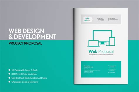 Website Proposal Template | Brochure Templates ~ Creative Market