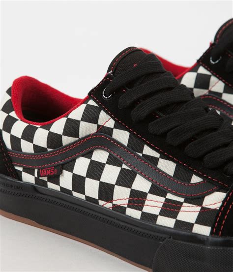 Vans Old Skool Pro BMX Shoes - (Kevin Peraza) Black / Checkerboard ...