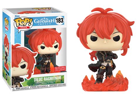 Figure Diluc from the series Genshin Impact - Funko Pop! Vinyl: Games ...