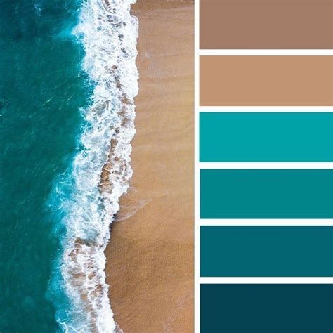 Pin by Leen 26 on Art FIXXX | Turquoise color scheme, Turquoise color palette, House color palettes