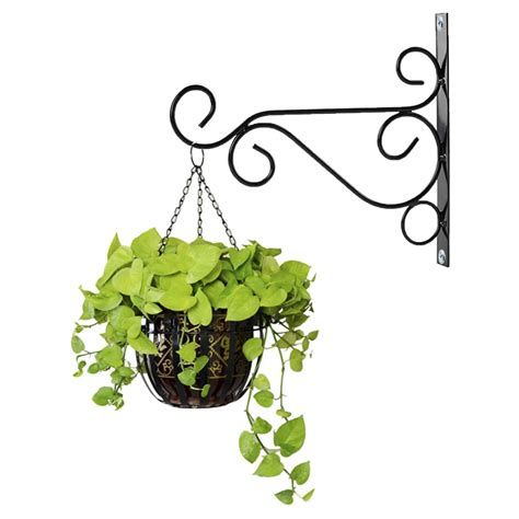 Hanging Basket Hooks Metal Iron Wall Brackets Garden Hanging Plant Hooks Hangers Lantern Plant ...