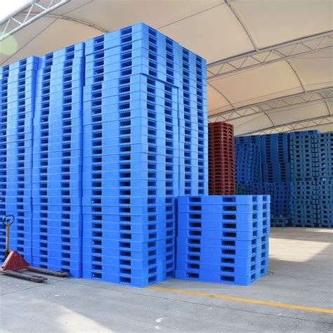 Double Deck Stackable Plastic Pallet | Plastic pallets, Pallet, Double deck