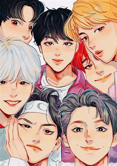 Pin de Anna・アナ en Art・アート | Bts fanart, Bts, Bts dibujo