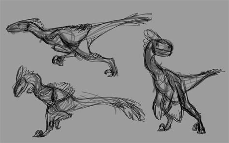 Ekaterina Hearne - Utahraptor - Animal Study