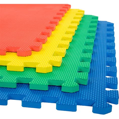 Toys & Activities Baby INTERLOCKING FLOOR MATS TILES WITH THICK GYM FLOORING EVA SOFT FOAM MAT ...