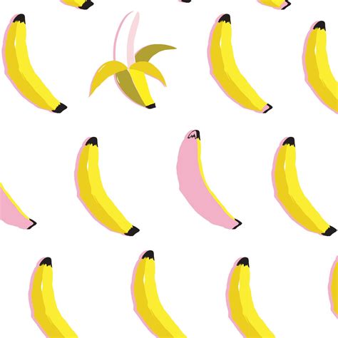 Kat Kalindi - www.teamkitten.com fruit banana print and pattern artwork ...