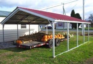 18x20 Vertical Roof Metal Carport - Alan's Factory Outlet