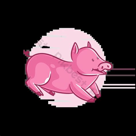 Cute Baby Pig Outline Drawing PNG Images | AI Free Download - Pikbest