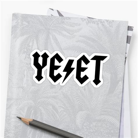 "Yeet Logo" Sticker by SQWEAR | Redbubble