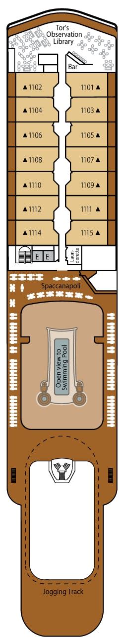 Silver Moon deck plans - Cruiseline.com