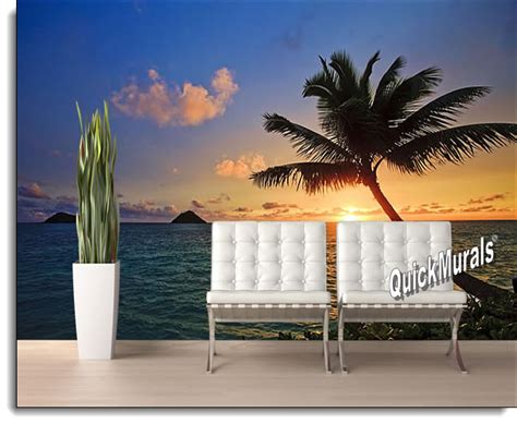 Tahiti Sunset Peel and Stick Wall Mural