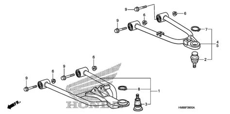 Honda TRX 250 Component Overview