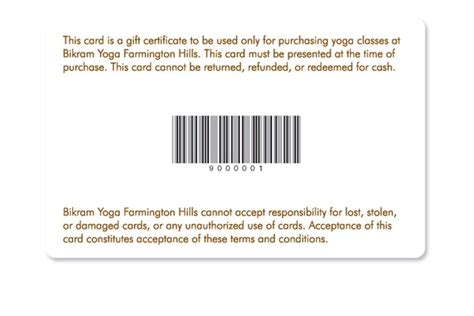 Gift Card Terms and Conditions Samples