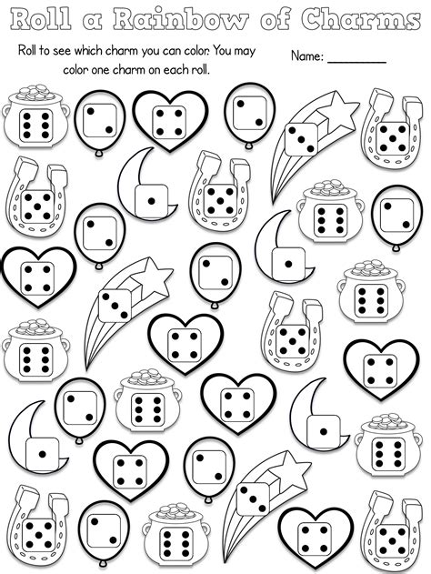 Dice Math Games For Kids Free Printable