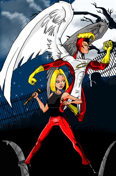 Buffy and Angel by TonyTempest on DeviantArt