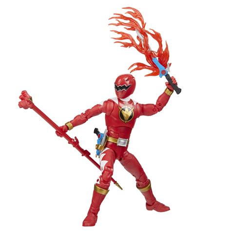 Buy Power Rangers Lightning Collection Dino Thunder Red Ranger 6-Inch Premium Collectible Action ...