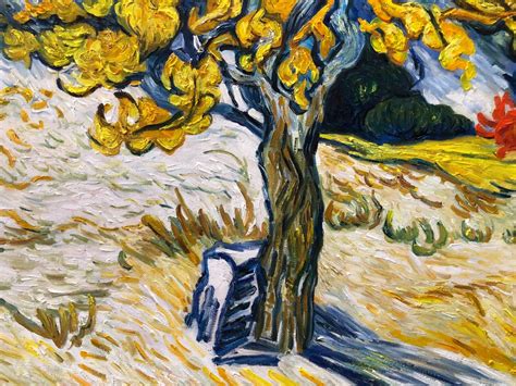 Vincent Van Gogh the Mulberry Tree High Quality Hand Painted - Etsy