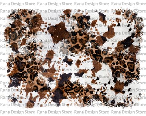 Cowhide Leopard Background, Cheetah Animal Print, Cowhide Png, Digital Download,western ...