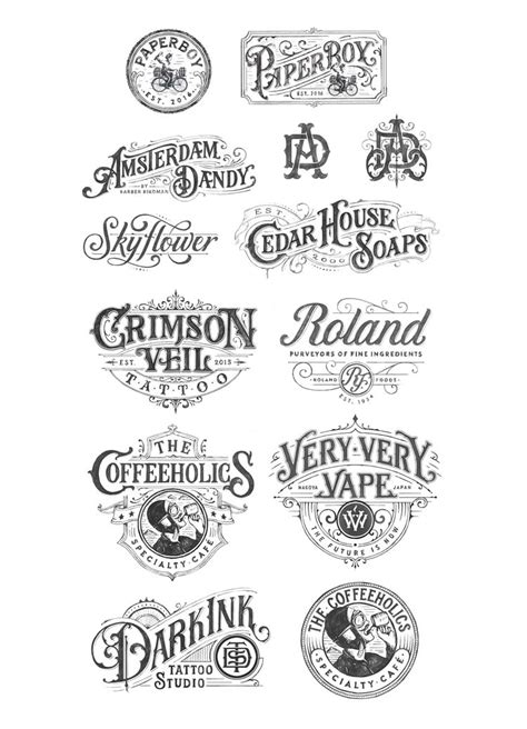 Creative Collection of Hand Drawn Logotypes 2016