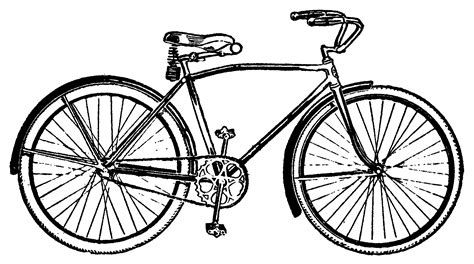 Bicycle Clip Art Black And White - ClipArt Best