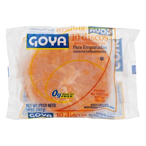 Save on Goya Discos Con Color Para Empanadas (Dough for Turnovers) - 10 ct Order Online Delivery ...