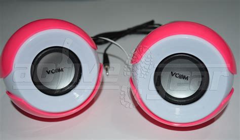 USB Mini Speaker- Pink and White