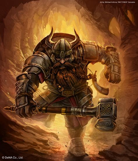 Dwarven Warrior by mictones on DeviantArt