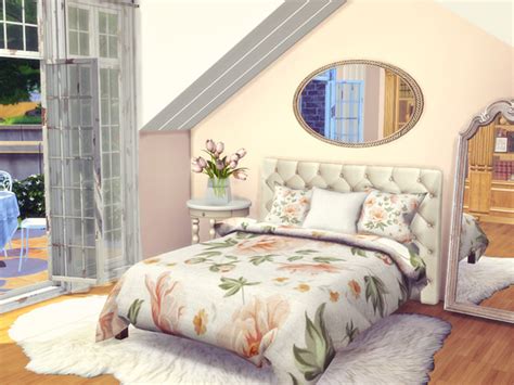 Floral Bedding Severinka's Alwine Recolor by Sooky at TSR » Sims 4 Updates