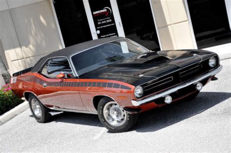 1970 PLYMOUTH BARRACUDA AAR CUDA! DEEP BURNT ORANGE PAINT! 4-SPD! 340 6 BARREL!!