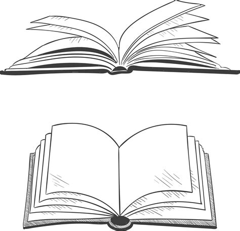 Clipart Book Sketched Open Book Clip Art Png Png Image | Images and Photos finder