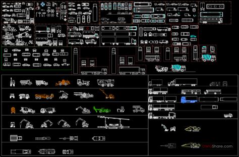 20.Vehicles and Car AutoCAD blocks free download