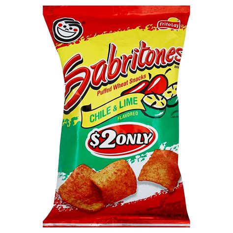 Sabritones Chile & Lime Puffed Wheat Snacks - Shop Chips at H-E-B