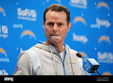 Los Angeles Chargers coach Brandon Staley speaks at a press conference, Wednesday, Jan. 18, 2023 ...