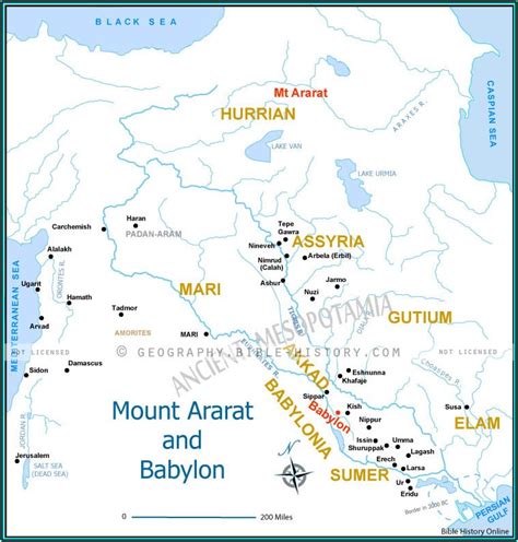 Bible Map Land Of Shinar - map : Resume Examples #MoYozN79ZB