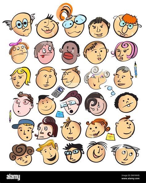 Smiley Cartoon People Clipart