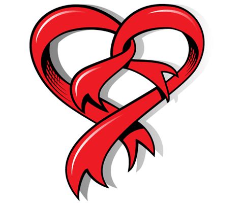 Vector Heart Shaped Ribbon | Download Free Vector Art | Free-Vectors