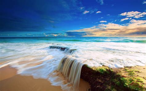 Animated Beach Waves Wallpaper - WallpaperSafari