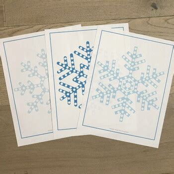 Snowflakes Dot Art by Purple Nest Kid Creations | TPT