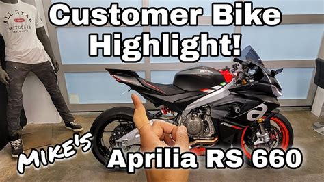 Mike's Aprilia RS 660 - Accessories Highlight! - YouTube