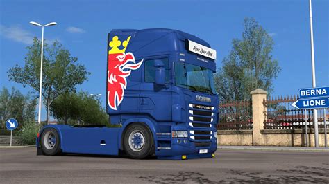 SCANIA R (RJL) - SIMPLE GRIFFIN PAINTJOB BY L1ZZY TRUCK SKIN - ETS2 Mod