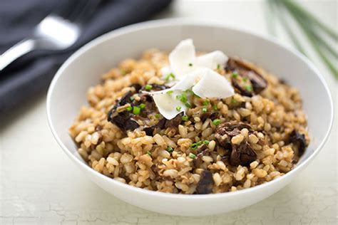 Mushroom Brown Arborio Rice Risotto