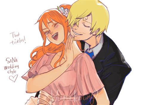 Sanji and Nami : Photo wedding style | Anime artwork, Anime, The pirate king