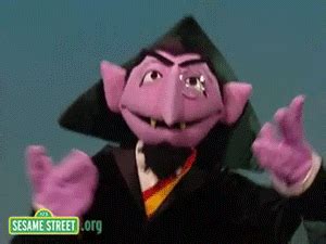 Count Dracula Sesame Street Gif