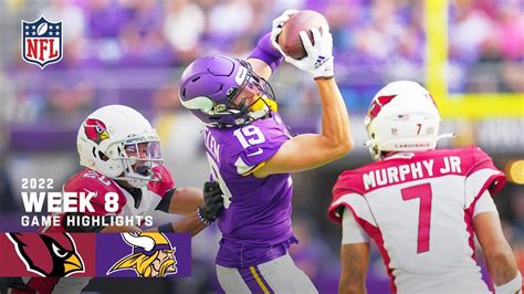 Arizona Cardinals vs. Minnesota Vikings | 2022 Week 8 Game Highlights ...